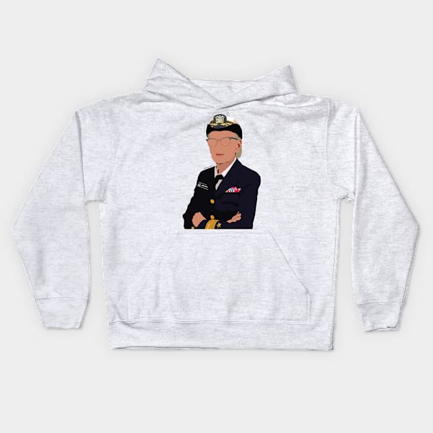 Grace Hopper Kids Hoodie by itsaulart